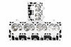 Cylinder Head NEW Performance LS7 255cc & 85cc New Assembled Aluminum - PAIR